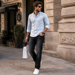 BLACKOUT -CASUAL STRAIGHT FIT